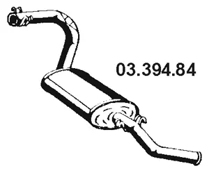 03.394.84 EBERSPÄCHER Глушитель выхлопных газов конечный (фото 1)