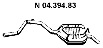 04.394.83 EBERSPÄCHER Глушитель выхлопных газов конечный (фото 1)