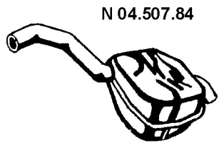 04.507.84 EBERSPÄCHER Глушитель выхлопных газов конечный (фото 1)