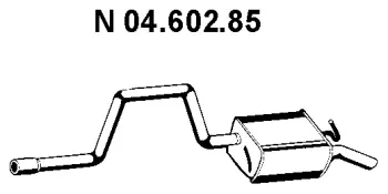 04.602.85 EBERSPÄCHER Глушитель выхлопных газов конечный (фото 1)