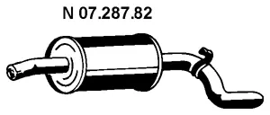 07.287.82 EBERSPÄCHER Глушитель выхлопных газов конечный (фото 1)