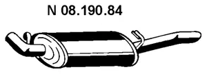 08.190.84 EBERSPÄCHER Глушитель выхлопных газов конечный (фото 1)