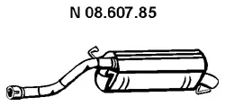 08.607.85 EBERSPÄCHER Глушитель выхлопных газов конечный (фото 1)