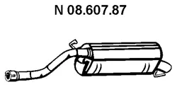 08.607.87 EBERSPÄCHER Глушитель выхлопных газов конечный (фото 1)