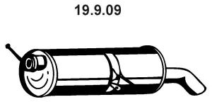 19.9.09 EBERSPÄCHER Глушитель выхлопных газов конечный (фото 1)