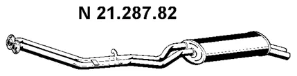 21.287.82 EBERSPÄCHER Глушитель выхлопных газов конечный (фото 1)