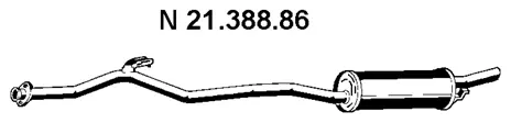 21.388.86 EBERSPÄCHER Глушитель выхлопных газов конечный (фото 1)