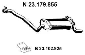 23.179.855 EBERSPÄCHER Глушитель выхлопных газов конечный (фото 1)