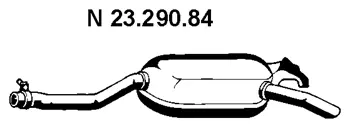 23.290.84 EBERSPÄCHER Глушитель выхлопных газов конечный (фото 1)