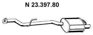 23.397.80 EBERSPÄCHER Глушитель выхлопных газов конечный (фото 1)