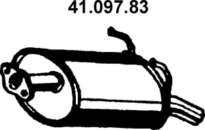 41.097.83 EBERSPÄCHER Глушитель выхлопных газов конечный (фото 1)