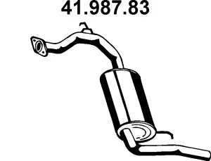 41.987.83 EBERSPÄCHER Глушитель выхлопных газов конечный (фото 1)