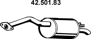 42.501.83 EBERSPÄCHER Глушитель выхлопных газов конечный (фото 1)