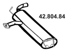 42.804.84 EBERSPÄCHER Глушитель выхлопных газов конечный (фото 1)