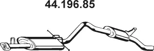 44.196.85 EBERSPÄCHER Глушитель выхлопных газов конечный (фото 1)