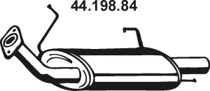 44.198.84 EBERSPÄCHER Глушитель выхлопных газов конечный (фото 1)