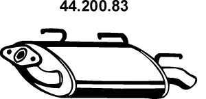 44.200.83 EBERSPÄCHER Глушитель выхлопных газов конечный (фото 1)