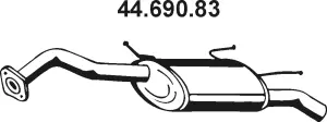 44.690.83 EBERSPÄCHER Глушитель выхлопных газов конечный (фото 1)