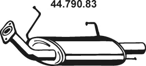 44.790.83 EBERSPÄCHER Глушитель выхлопных газов конечный (фото 1)