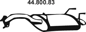 44.800.83 EBERSPÄCHER Глушитель выхлопных газов конечный (фото 1)