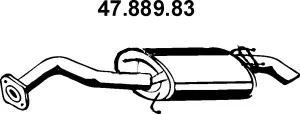 47.889.83 EBERSPÄCHER Глушитель выхлопных газов конечный (фото 1)
