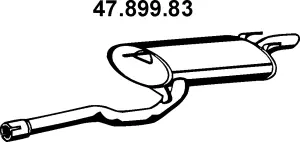 47.899.83 EBERSPÄCHER Глушитель выхлопных газов конечный (фото 1)