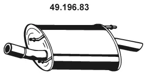 49.196.83 EBERSPÄCHER Глушитель выхлопных газов конечный (фото 1)