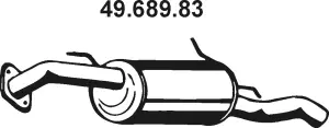 49.698.83 EBERSPÄCHER Глушитель выхлопных газов конечный (фото 1)