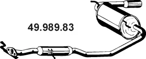 49.989.83 EBERSPÄCHER Глушитель выхлопных газов конечный (фото 1)