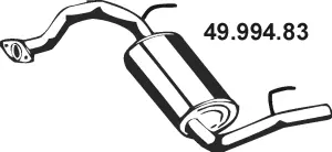 49.994.83 EBERSPÄCHER Глушитель выхлопных газов конечный (фото 1)