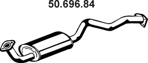 50.696.84 EBERSPÄCHER Глушитель выхлопных газов конечный (фото 1)