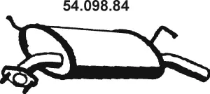 54.098.84 EBERSPÄCHER Глушитель выхлопных газов конечный (фото 1)