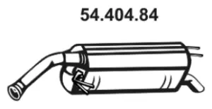 54.404.84 EBERSPÄCHER Глушитель выхлопных газов конечный (фото 1)