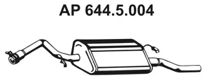 644.5.004 EBERSPÄCHER Глушитель выхлопных газов конечный (фото 1)