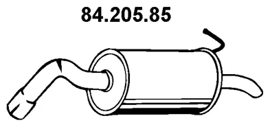 84.205.85 EBERSPÄCHER Глушитель выхлопных газов конечный (фото 1)