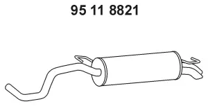 95 11 8821 EBERSPÄCHER Глушитель выхлопных газов конечный (фото 1)