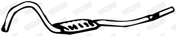 04576 WALKER Глушитель выхлопных газов конечный (фото 1)