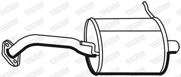 19346 WALKER Глушитель выхлопных газов конечный (фото 1)