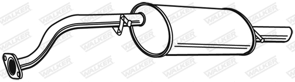 22012 WALKER Глушитель выхлопных газов конечный (фото 1)