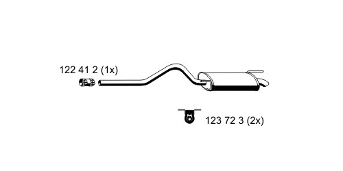 642019 ERNST Глушитель выхлопных газов конечный (фото 1)