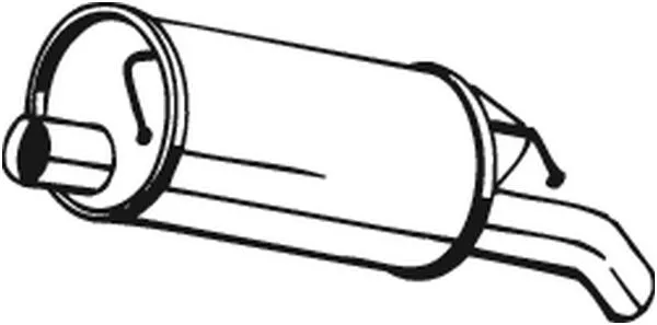 105-137 BOSAL Глушитель выхлопных газов конечный (фото 1)