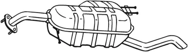 169-043 BOSAL Глушитель выхлопных газов конечный (фото 1)