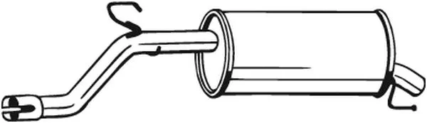 185-233 BOSAL Глушитель выхлопных газов конечный (фото 1)