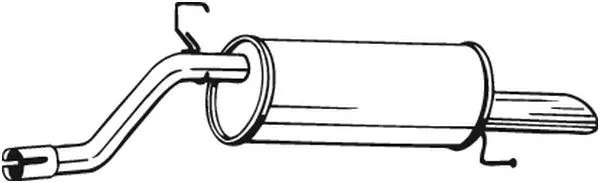 185-313 BOSAL Глушитель выхлопных газов конечный (фото 1)
