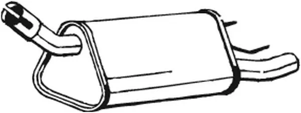 185-339 BOSAL Глушитель выхлопных газов конечный (фото 1)