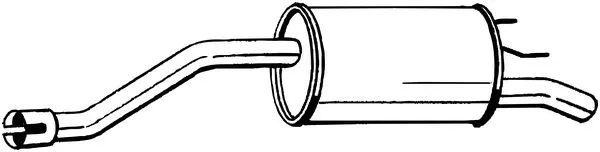 185-359 BOSAL Глушитель выхлопных газов конечный (фото 1)