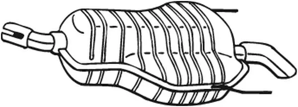 185-469 BOSAL Глушитель выхлопных газов конечный (фото 1)