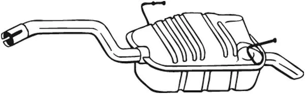 190-905 BOSAL Глушитель выхлопных газов конечный (фото 1)