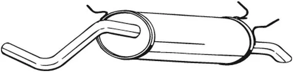 279-157 BOSAL Глушитель выхлопных газов конечный (фото 1)