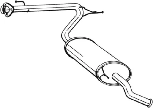 281-093 BOSAL Глушитель выхлопных газов конечный (фото 1)